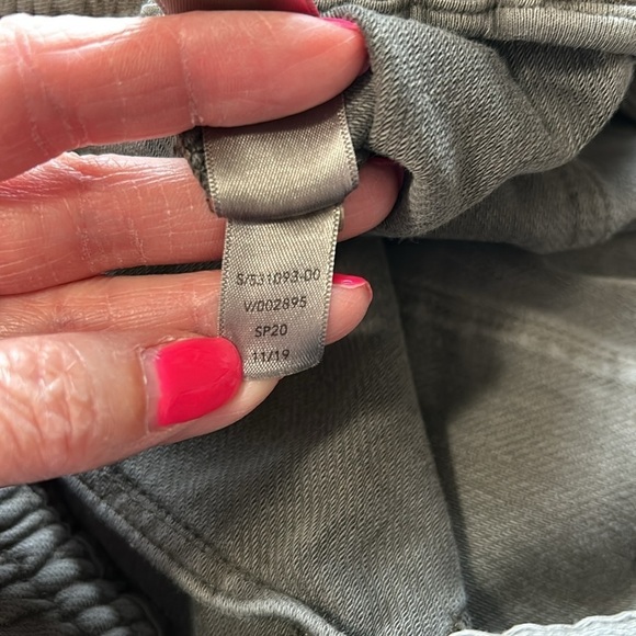 ATHLETA Farallon Cargo Pant Crop Cypress Green Organic Cotton Pull On Sz 6 - Picture 15 of 16